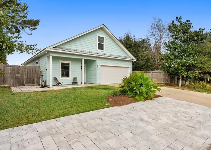 Beach House With Private Pool - Sunny Sands By Panhandle Getaways